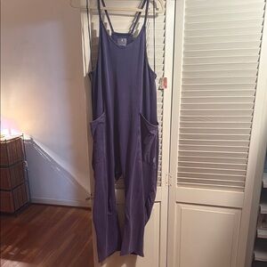 FP Movement Blue Jumpsuit Relaxed Fit